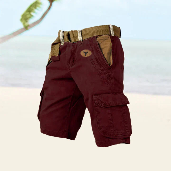 Stone  - Durable Cargo Shorts for Men