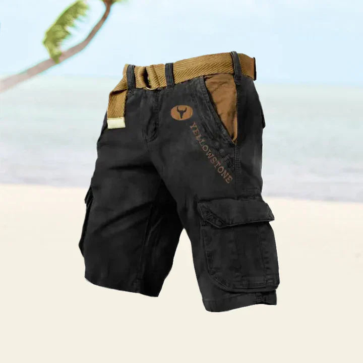 Stone  - Durable Cargo Shorts for Men