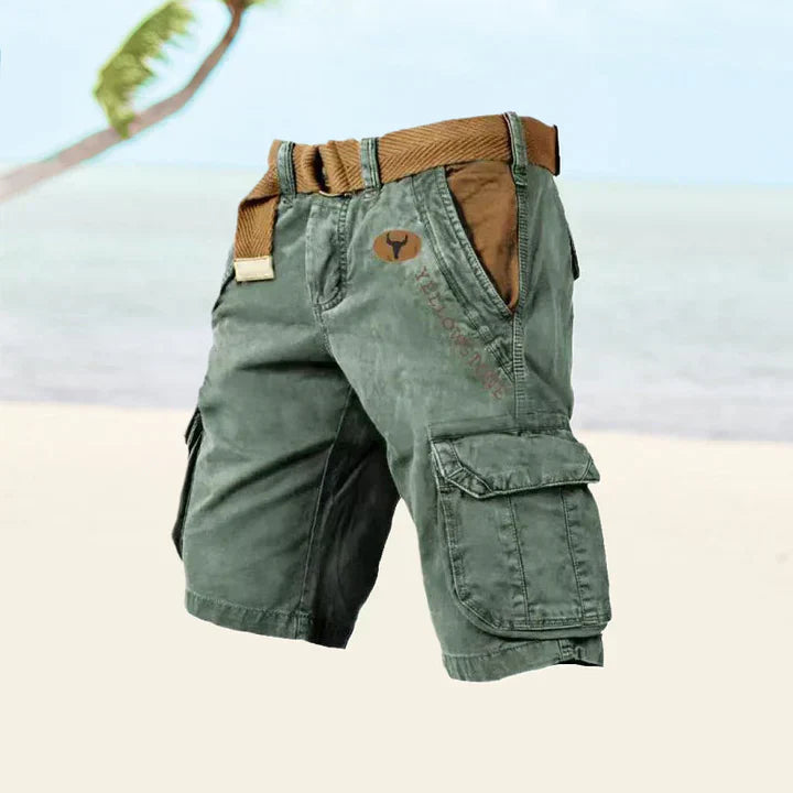 Stone  - Durable Cargo Shorts for Men