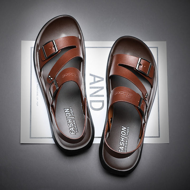 Nathan | Leather Sandals