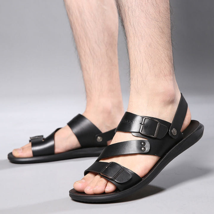 Nathan | Leather Sandals