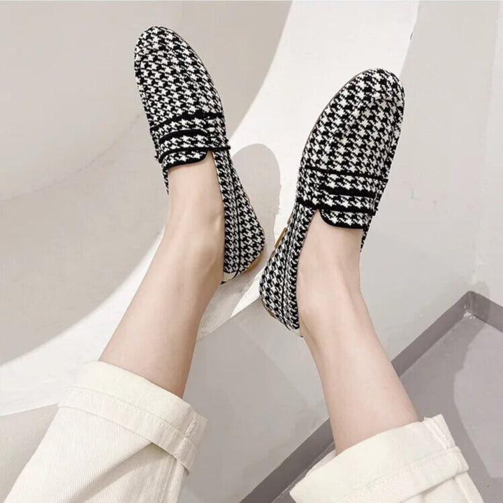 LUCIA MARINI KNIT LOAFERS