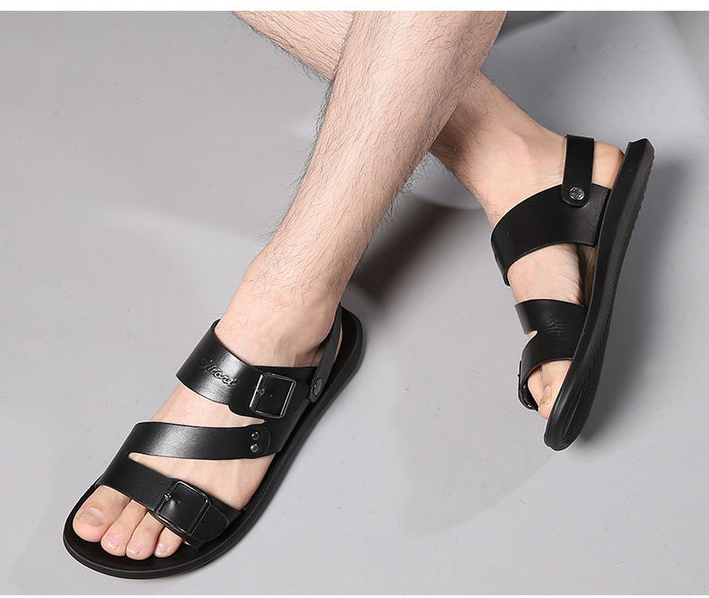 Nathan | Leather Sandals