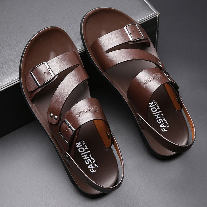 Nathan | Leather Sandals