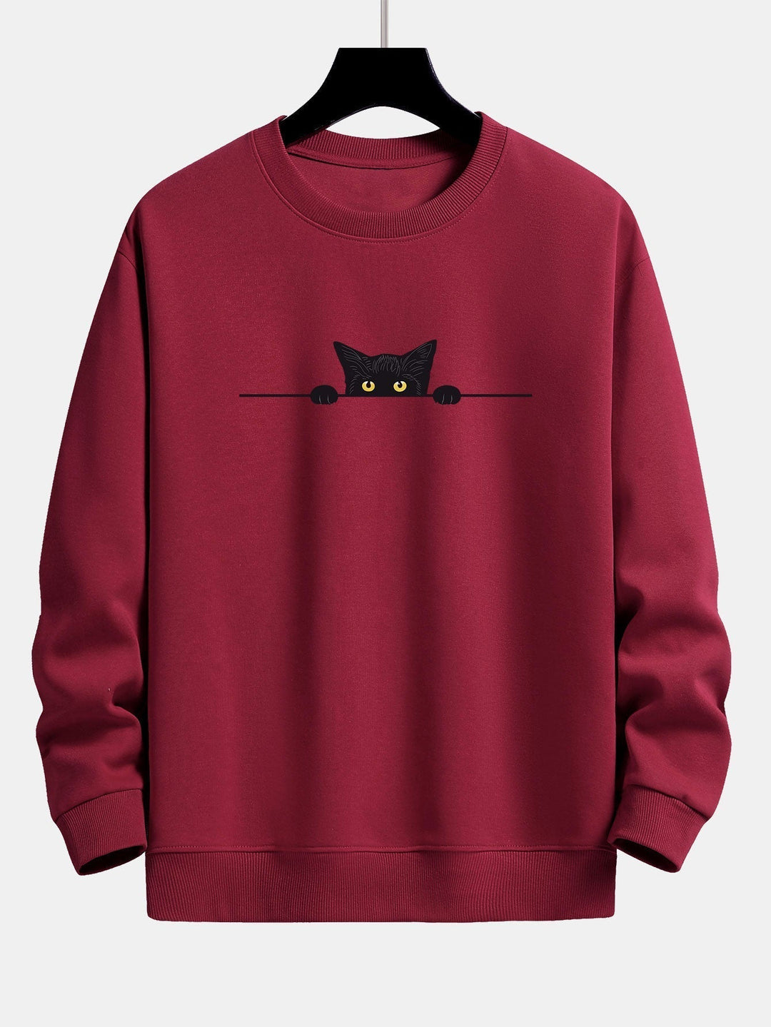 Penny - Cozy Cat Print Sweatshirt