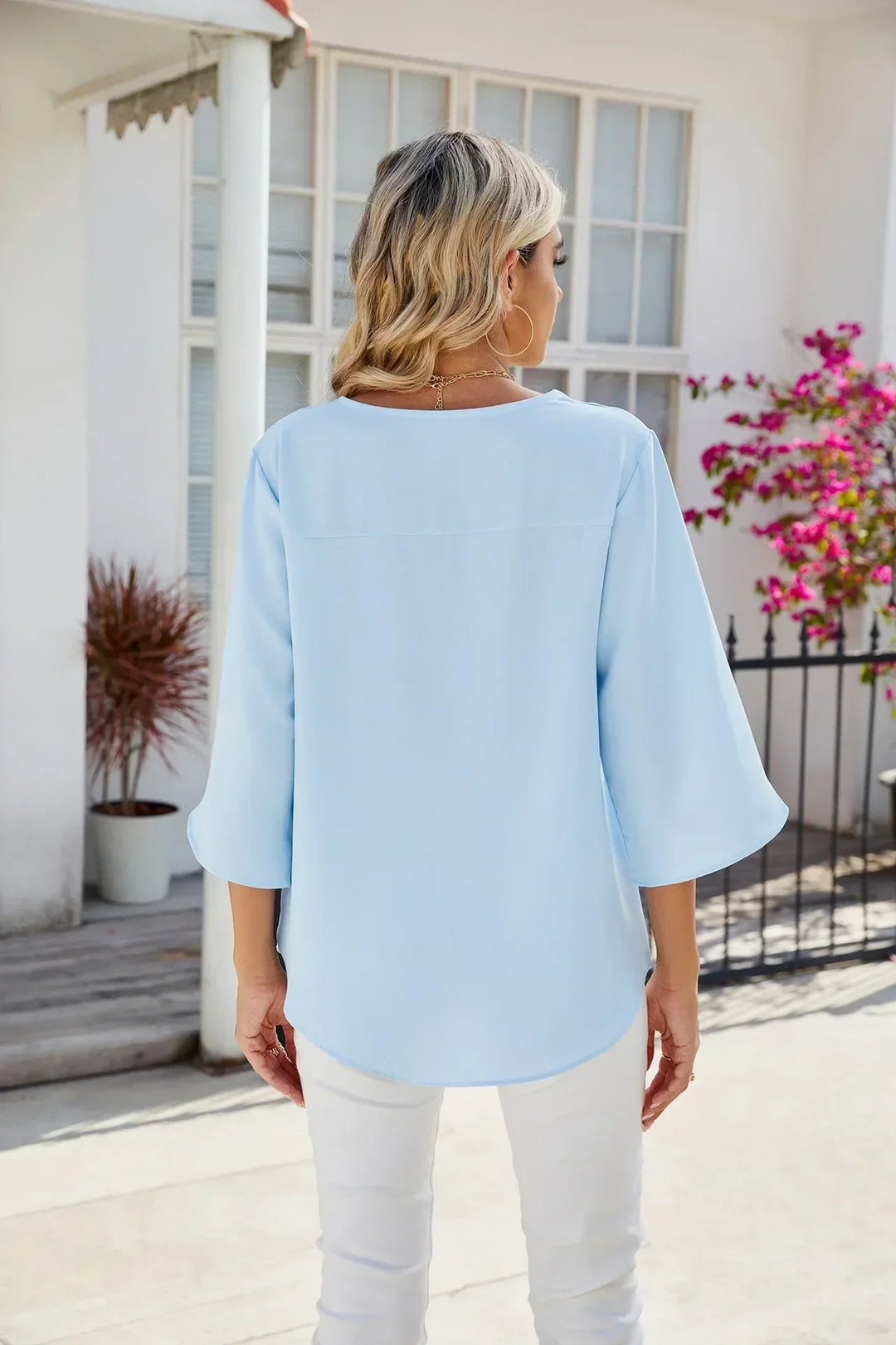 Thalassa | V-Neck Blouse