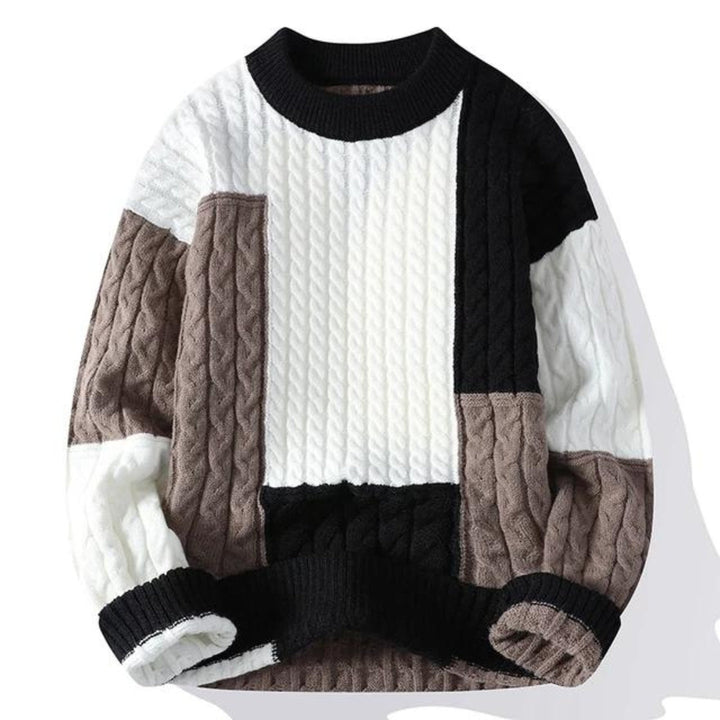 Vincenzo™ - Patchwork Sweater