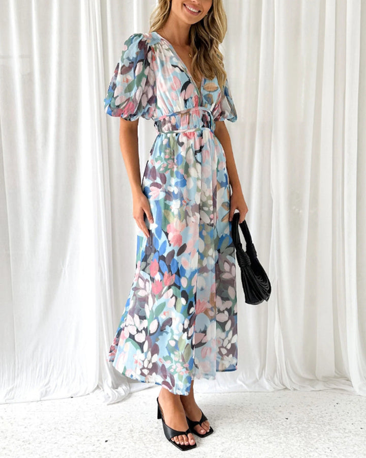 Lyra - Elegant Floral Dress