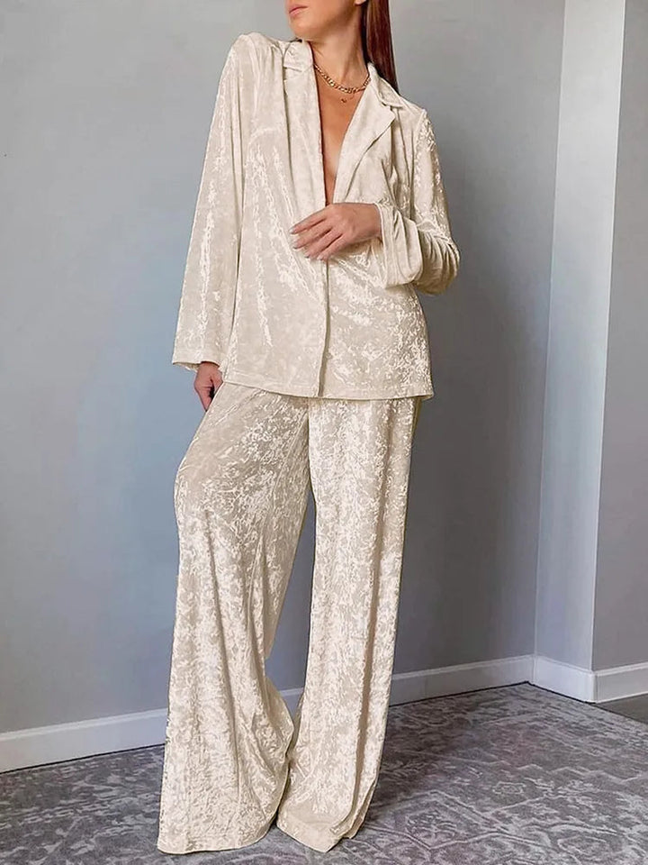 Vivien | Luxury Velvet Pajamas Set