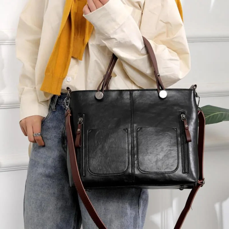 Vera™ - Leather Shoulder Bag