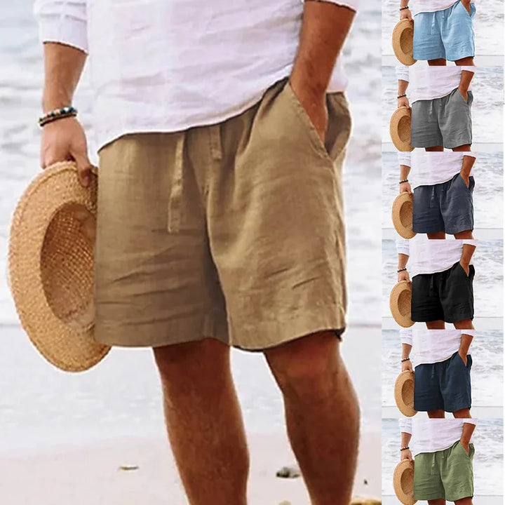 Alaric™ | Casual Cotton Linen Beach Shorts