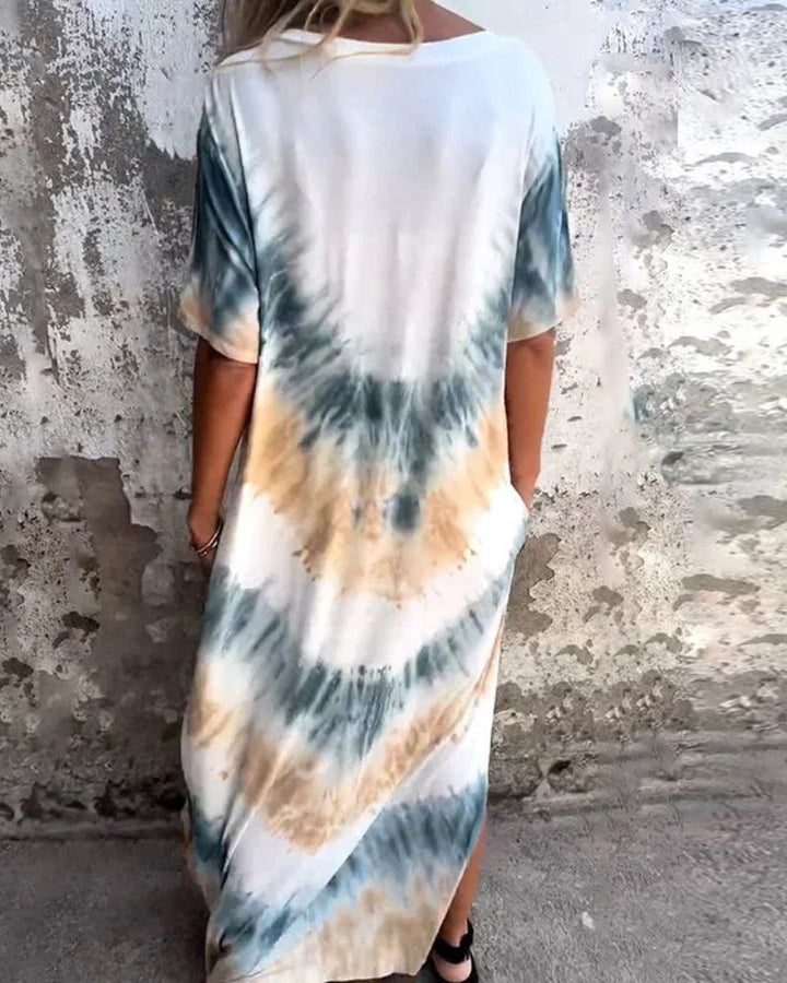 TYLA - TIE DYE BOHO DRESS