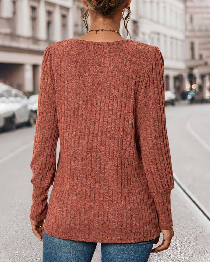 Lucie™ Ribbed Knit Top