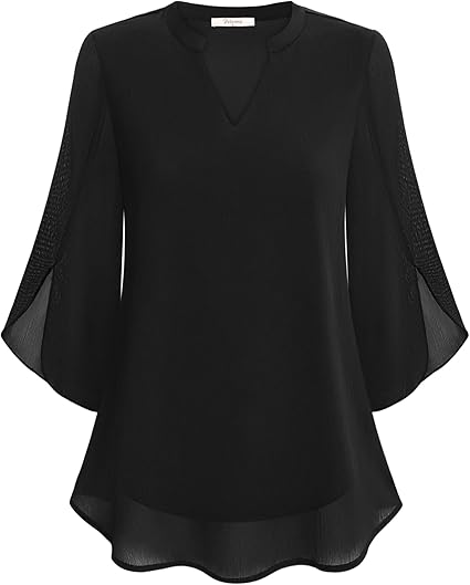 Julietta™ | Double Layers Chiffon Blouse