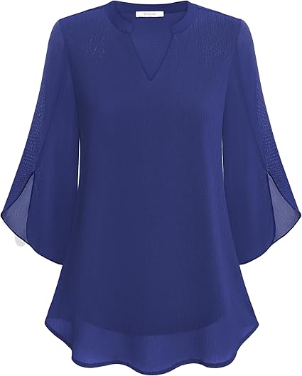 Julietta™ | Double Layers Chiffon Blouse