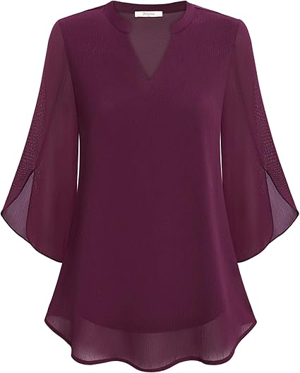 Julietta™ | Double Layers Chiffon Blouse