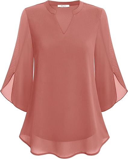 Julietta™ | Double Layers Chiffon Blouse