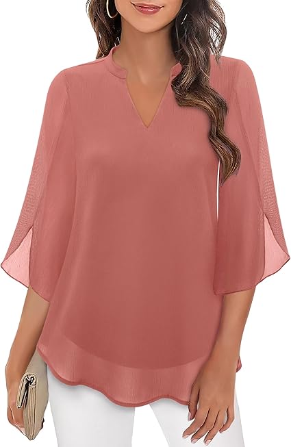 Julietta™ | Double Layers Chiffon Blouse