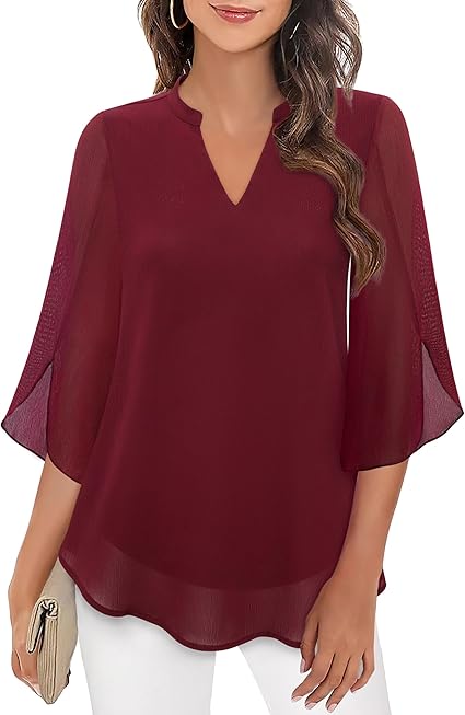 Julietta™ | Double Layers Chiffon Blouse