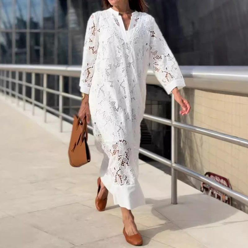 Eleanor™ - Comfy Lace Dress