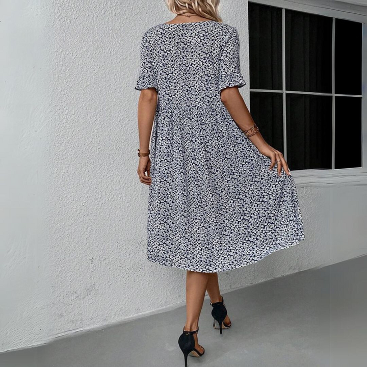 Pamela Melbourne | Nové Elegant Floral Printed Dress