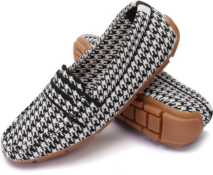 LUCIA MARINI KNIT LOAFERS