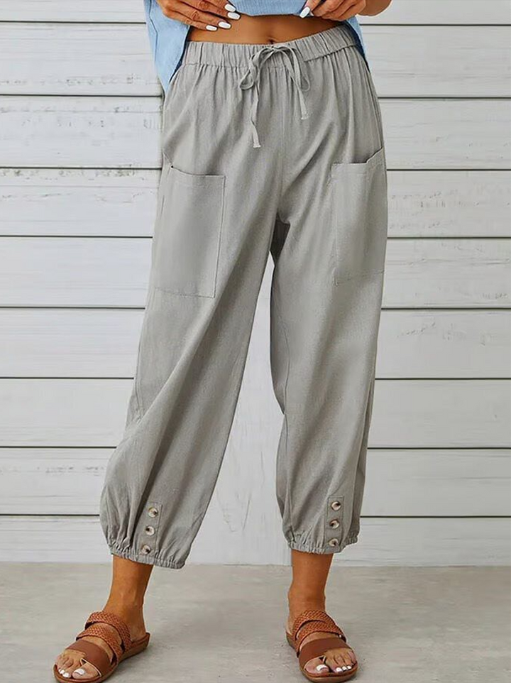 Adira | Casual Buttoned Trousers