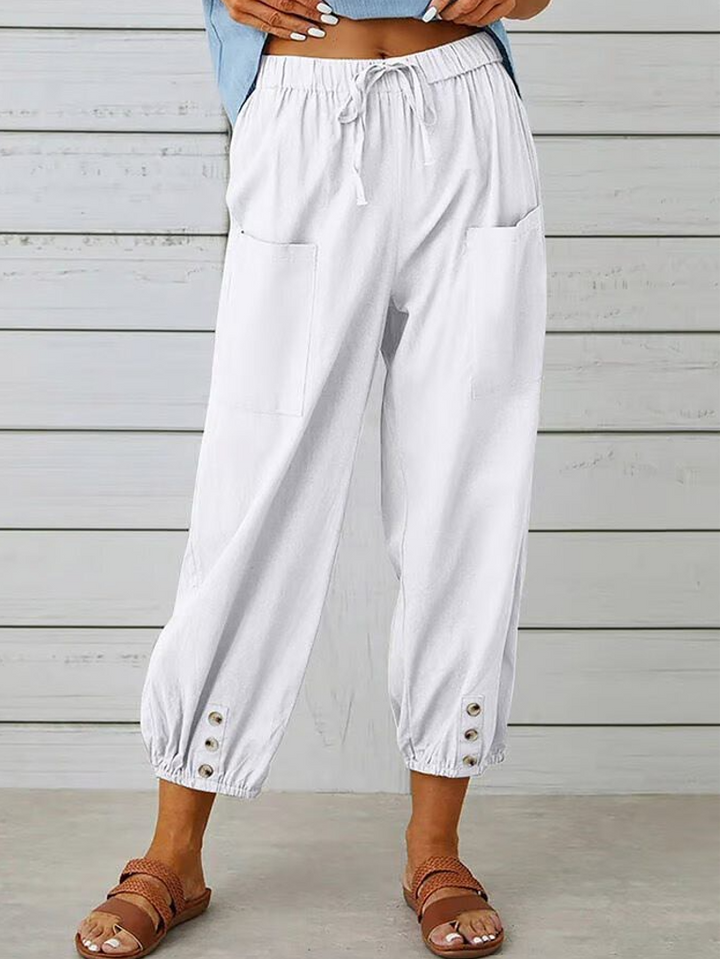 Adira | Casual Buttoned Trousers