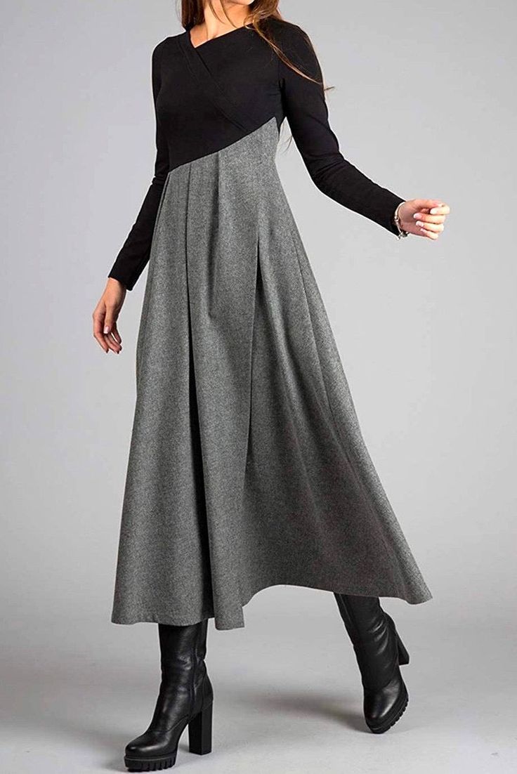 Xenia™ - Maxi Dress With Long Sleeves