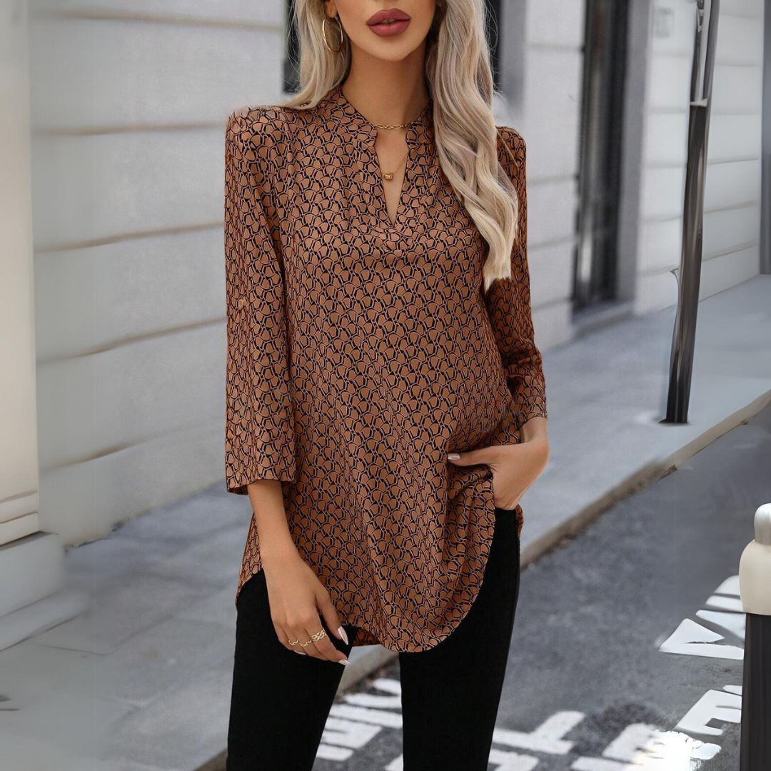 Ashley Melbourne | Brandy Sophisticated Print Blouse