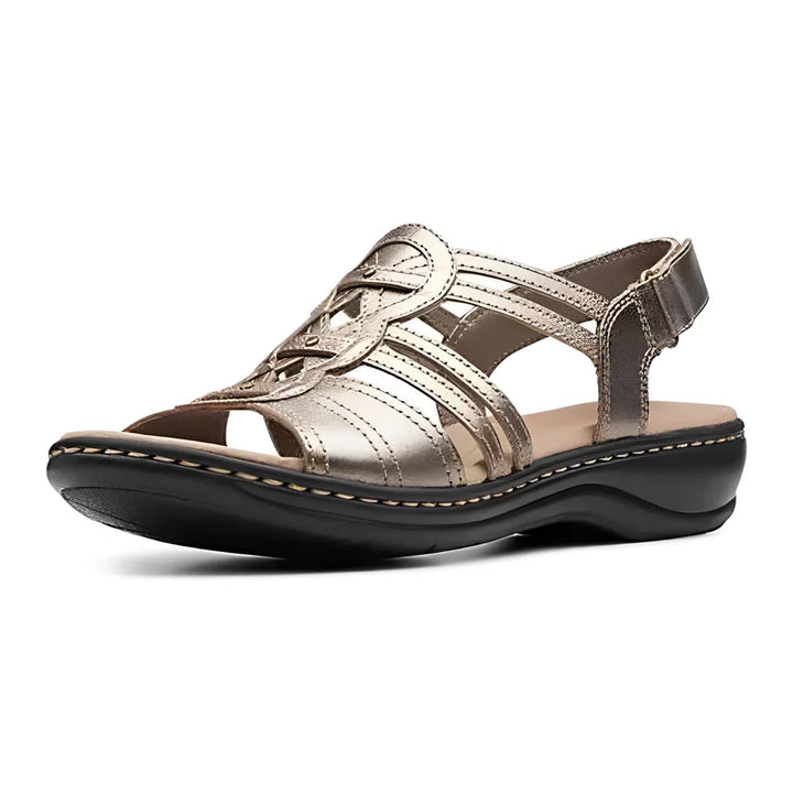 MONICA PREMIUM LEATHER ORTHOPEDIC SANDALS WITH ARCH SUPPORT