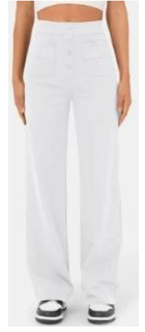 Luna - High Waist Stretch Trousers