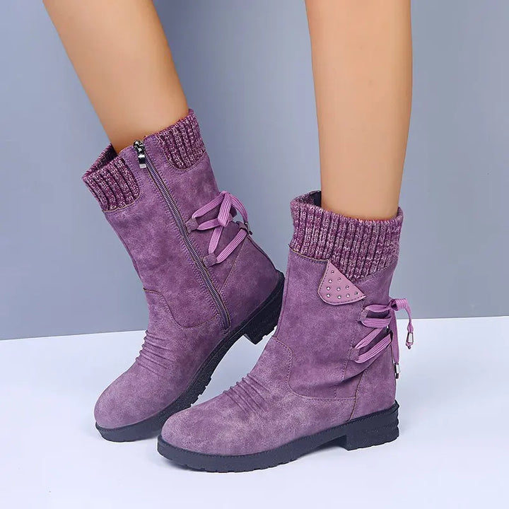 Julia - Stylish Suede Boots