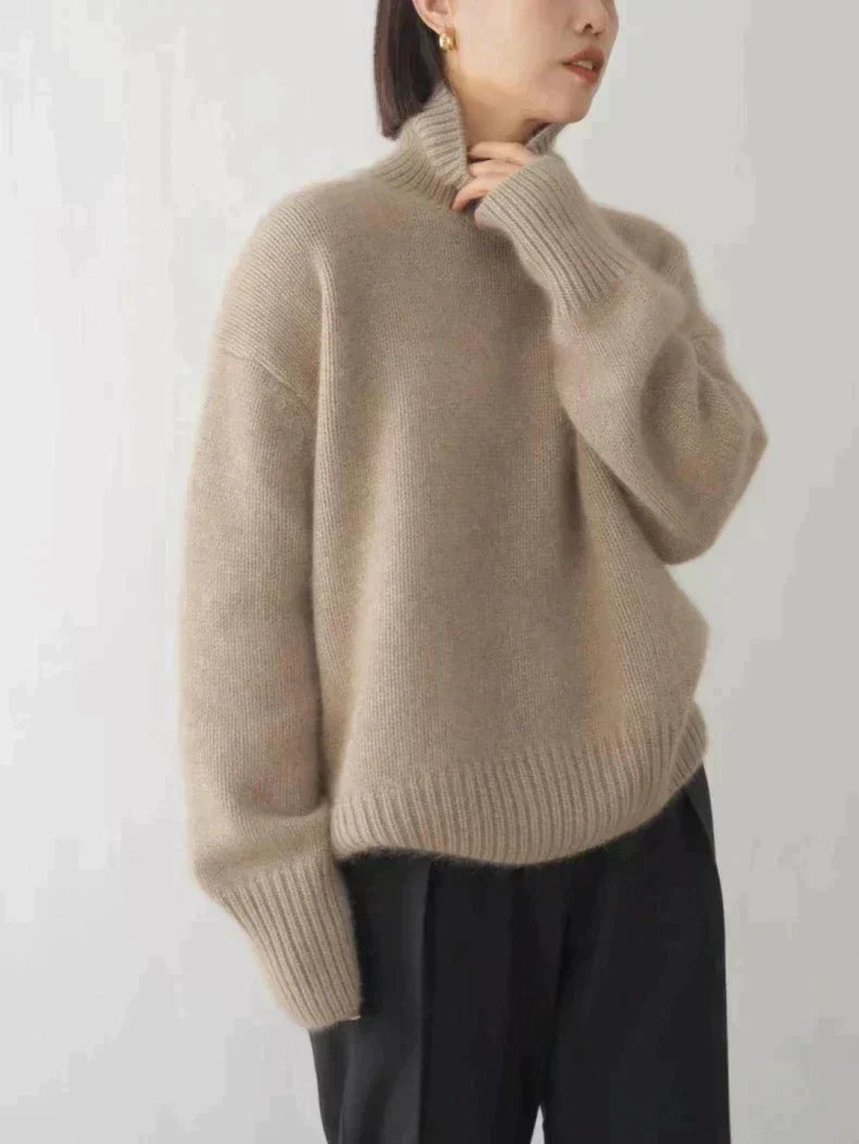 Lisette Turtleneck Cashmere Sweater