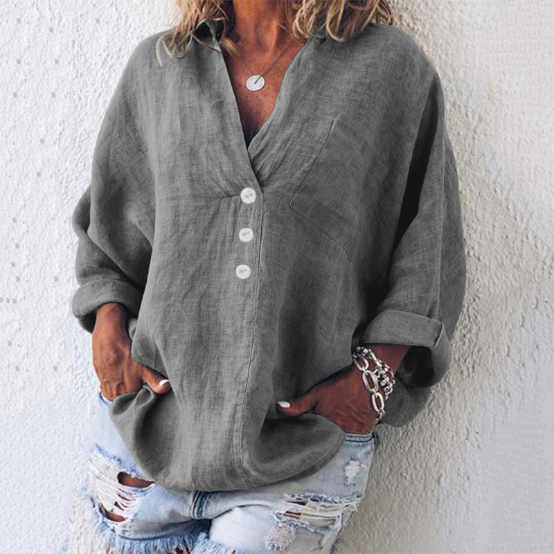 Lexi | Stylish Cotton-Linen Pullover