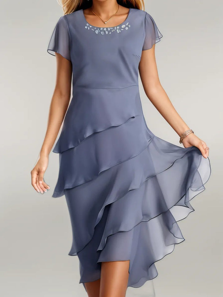 Seraphina | Chiffon Layered Dress