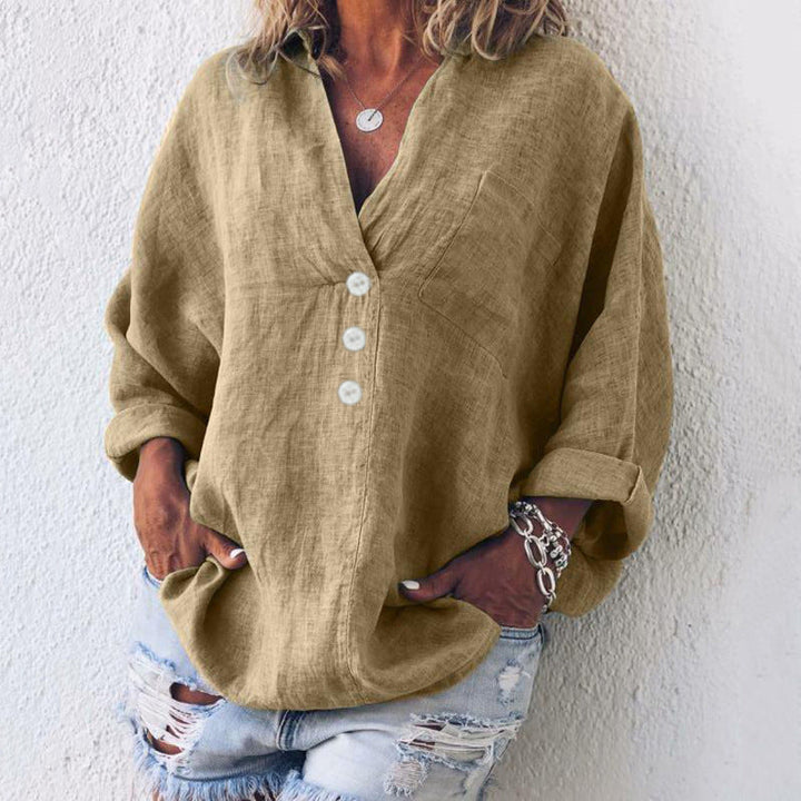 Lexi | Stylish Cotton-Linen Pullover