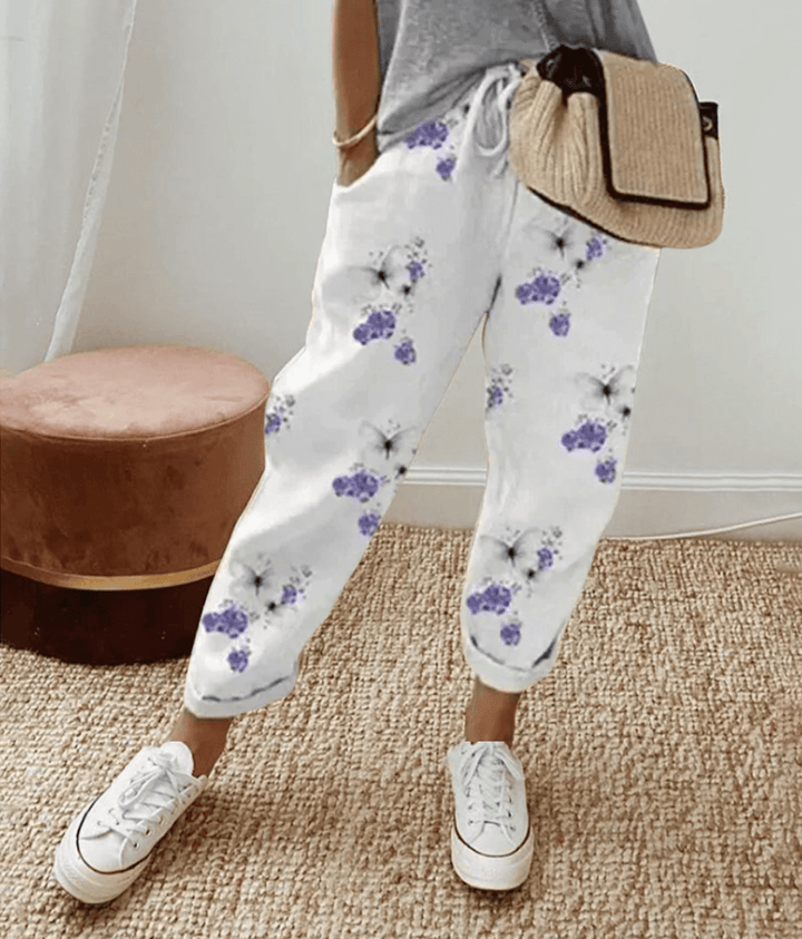 Lalaine | Elegant Cotton Pants