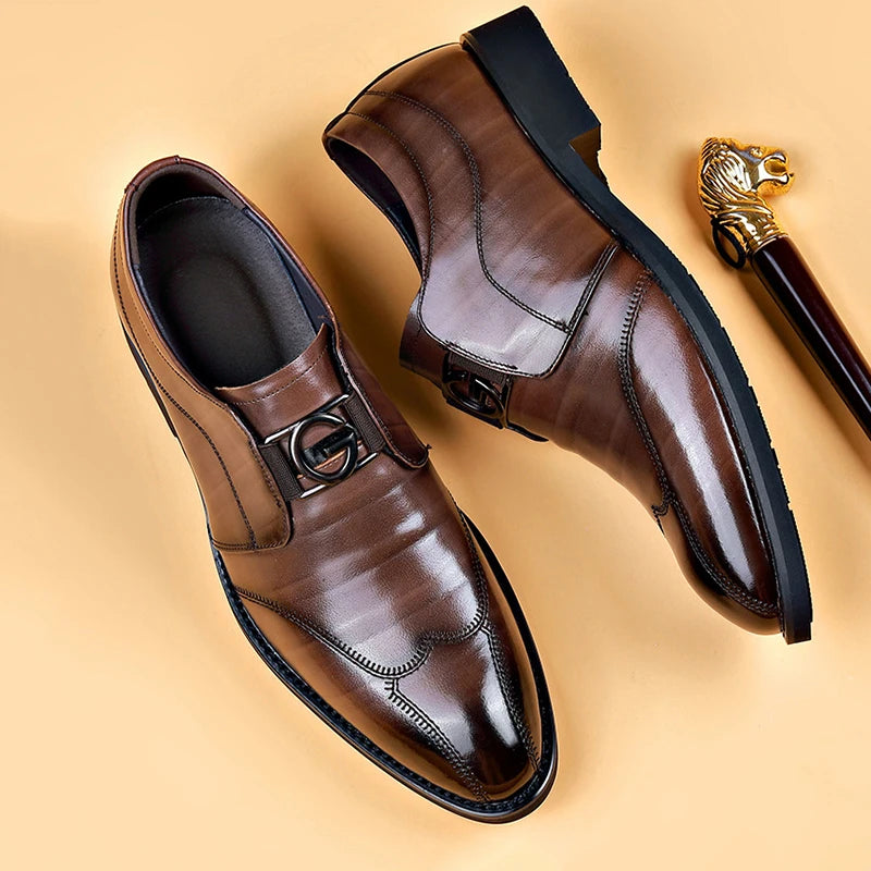 GIOVANNI ATTARI LEATHER SHOES