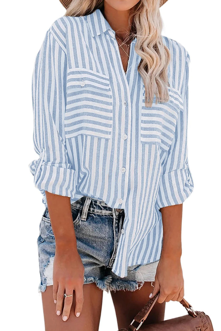 Freya | Striped Blouse