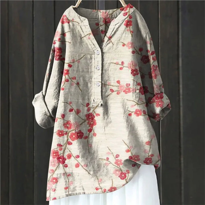 Maren™ - Casual Blouse with Floral Print