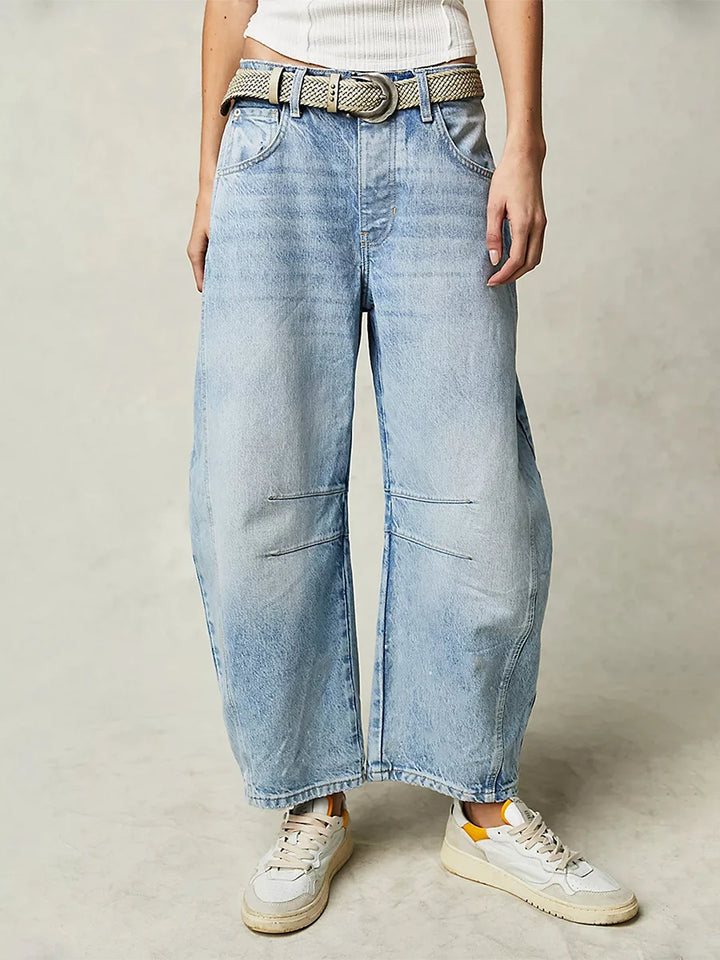 FIORA LOOSE DENIM PANTS