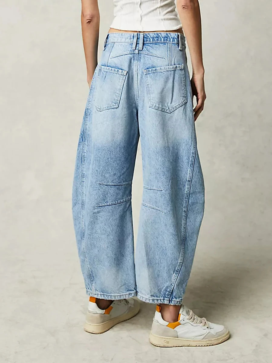 FIORA LOOSE DENIM PANTS