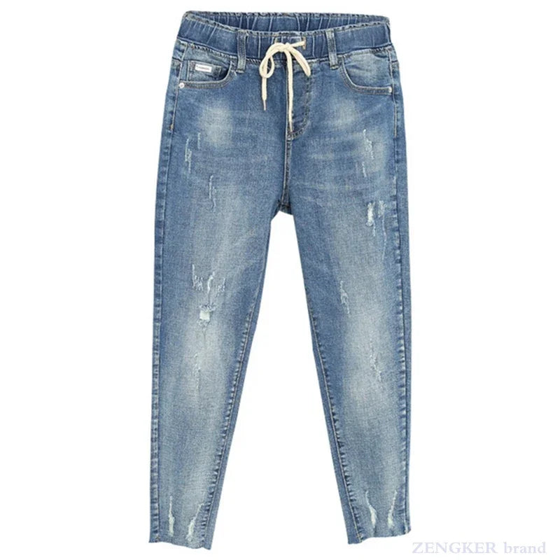 ELODIE DENIM TROUSERS