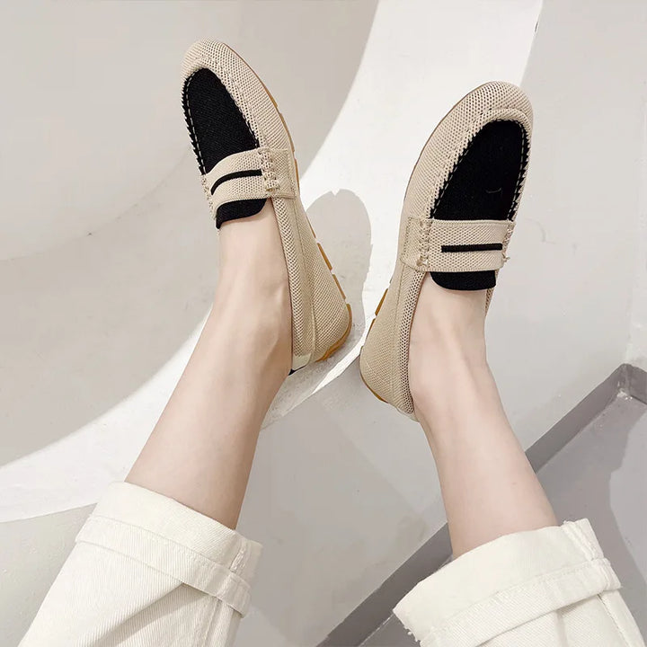 LUCIA MARINI KNIT LOAFERS