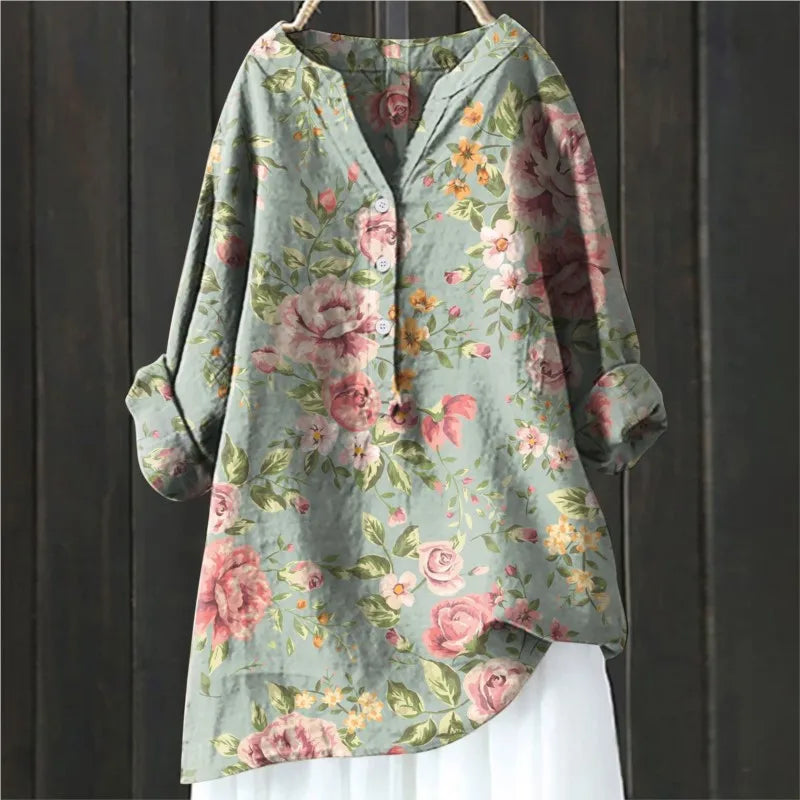 Maren™ - Casual Blouse with Floral Print