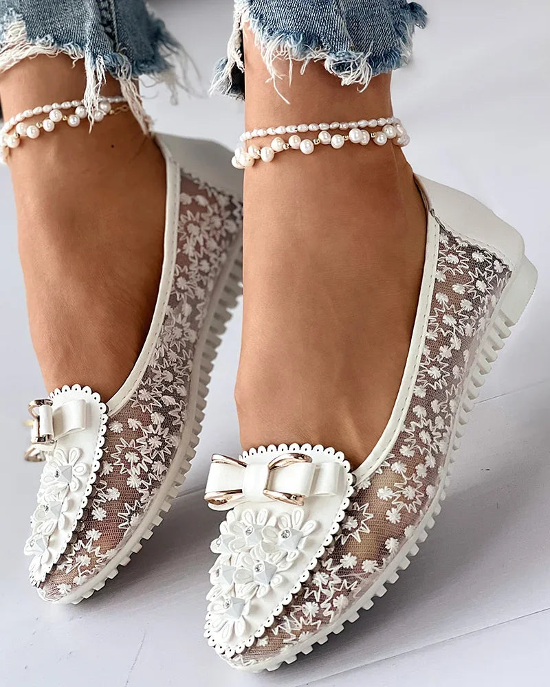 Amanda Lace Flats