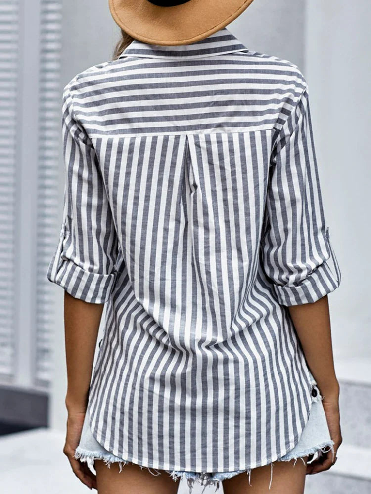 Freya | Striped Blouse