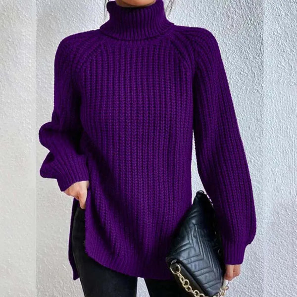 Zoe- Knitted Turtleneck Sweater