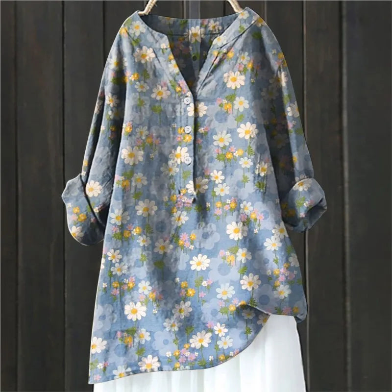 Maren™ - Casual Blouse with Floral Print